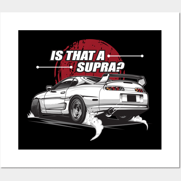 Toyota Supra MKIV Wall Art by JDMAPEX